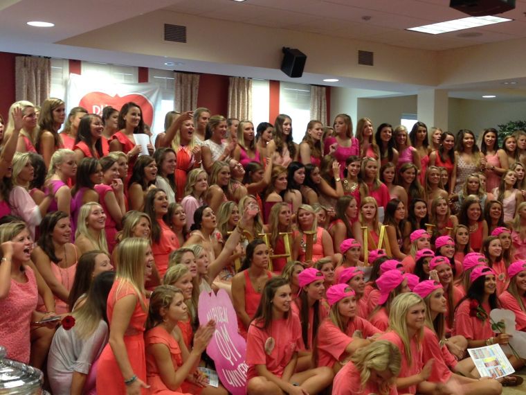 Auburn University bid day 2013